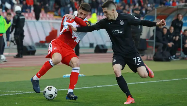 Utakmica Superlige Srbije: Crvena zvezda - Partizan