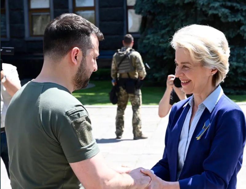 zelenski von der leyen