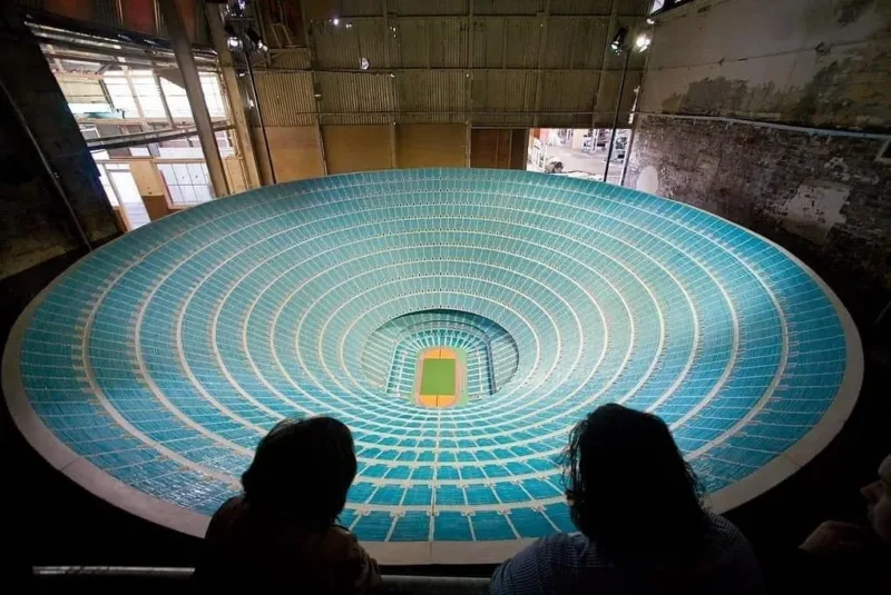 milion gledalaca stadion