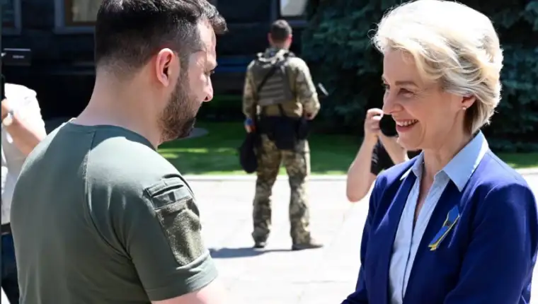 zelenski von der leyen