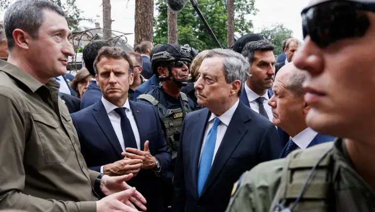 UKRAINE-RUSSIA-CONFLICT-FRANCE-GERMANY-ITALY