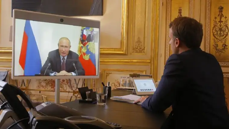 macron i putin