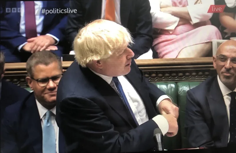 boris johnson parlament