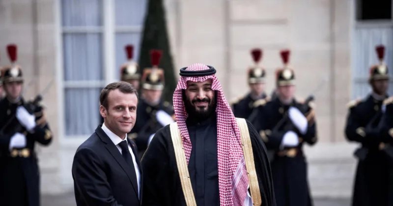 macron i bin salman