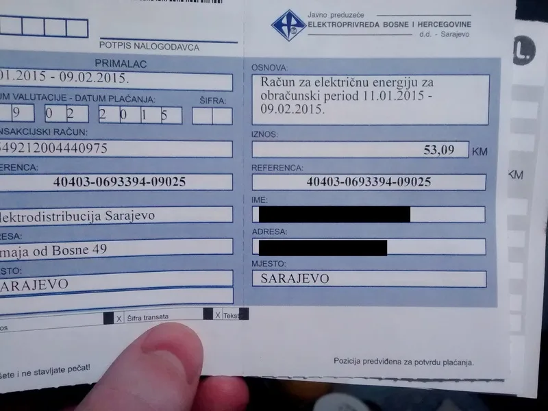 racun za struju