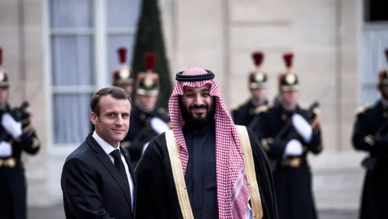 macron i bin salman