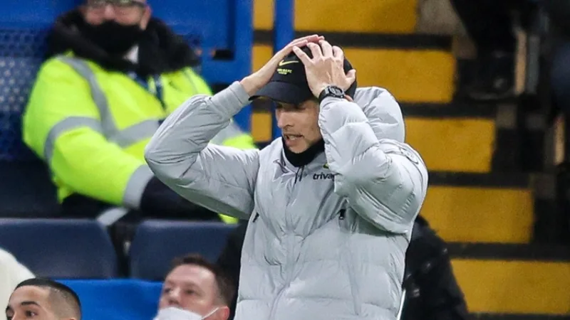 Thomas Tuchel Chelsea frustrated 123021
