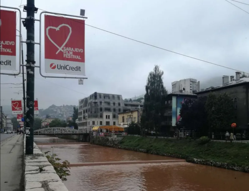 kisa sarajevo miljacka