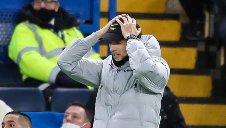 Thomas Tuchel Chelsea frustrated 123021