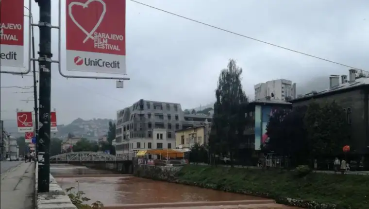 kisa sarajevo miljacka