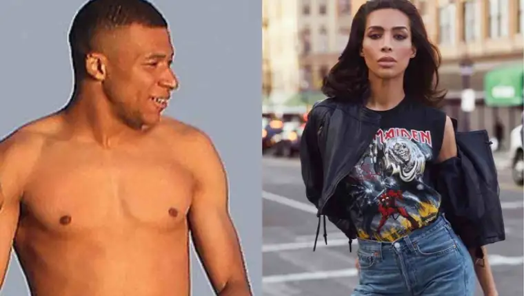 A-two-photo-collage-featuring-Kylian-Mbappe-and-Ines-Rau.