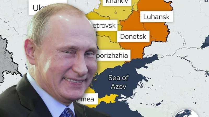 putin ukrajina mapa
