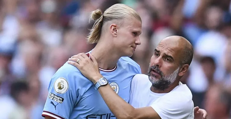 guardiola haaland 1