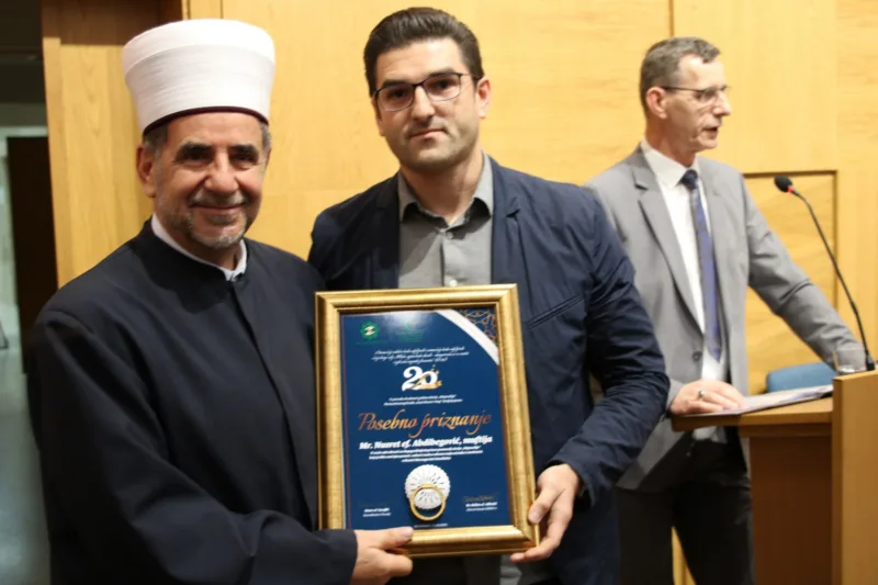 Muftija Abdibegović priznanje
