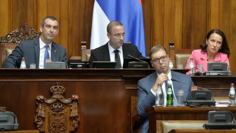 vucic skupstina srbije