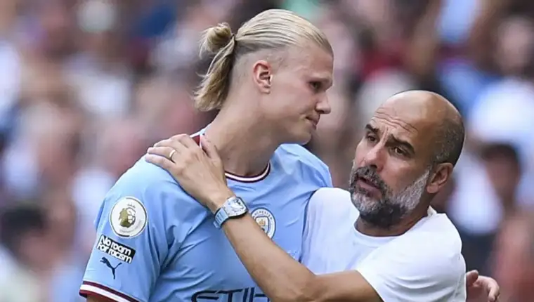 guardiola haaland 1