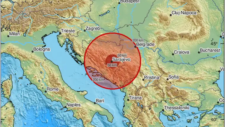 zemljotres ž