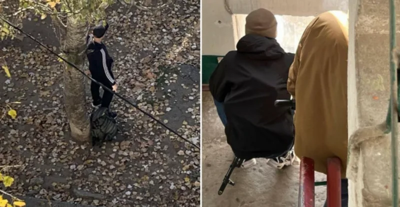 ruski vojnici civili