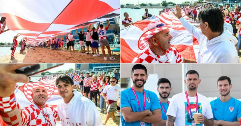 hrvatski navijaci doha