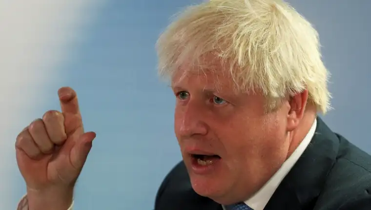 British Prime Minister Boris Johnson visits EDF's Sizewell Nuclear power station