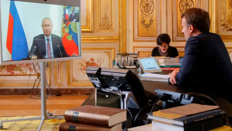 putin macron