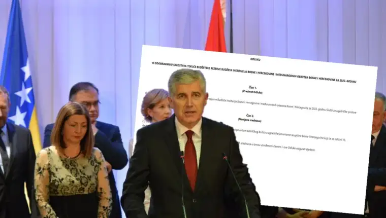 covic prijem odluka
