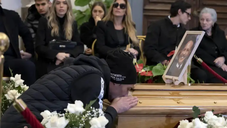 Funeral home of Sinisa Mihajlovic in Rome
