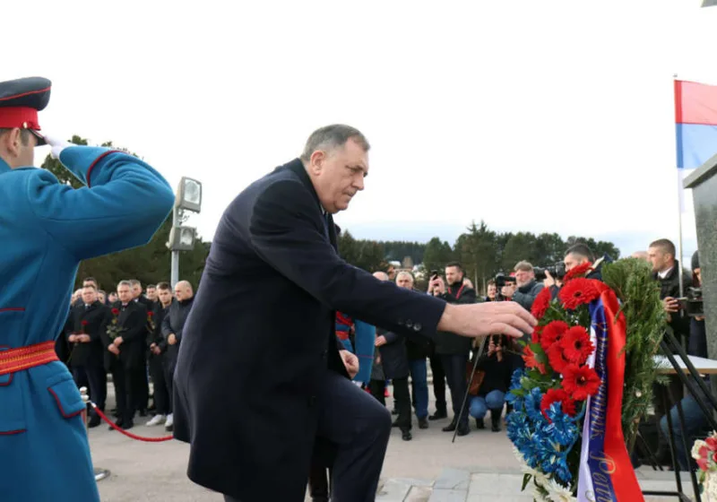 Соколац - Додик - полагање вијенаца