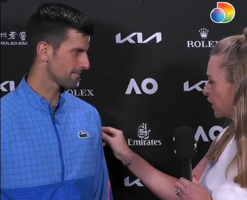 djokovic novinarka