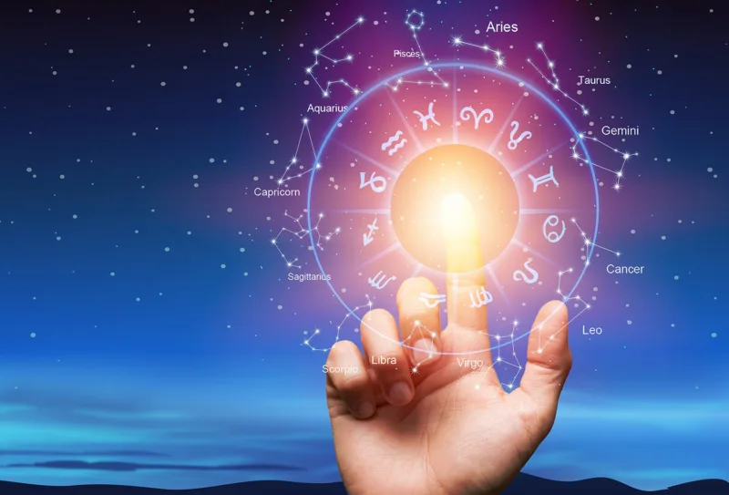 Astrological,Zodiac,Signs,Inside,Of,Horoscope,Circle,With,Human,Hand