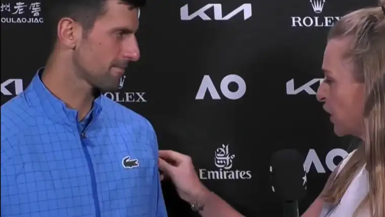 djokovic novinarka