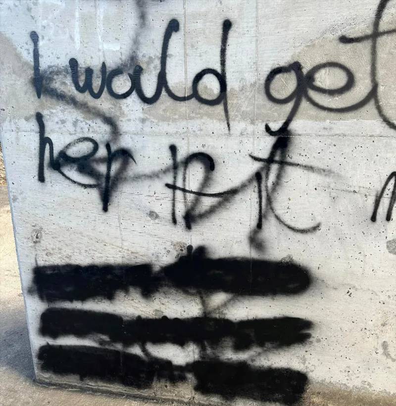 AA-20230204-30170842-30170840-BIH_PRECRTANI_UVREDLJIVI_GRAFITI_NA_MOSTU_FRANJE_TUDMANA_U_CAPLJINI