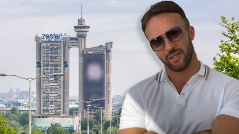 Belgrade,,Serbia,-,04.28.2016,Traffic,Jam,In,Belgrade,,Genex,Tower
