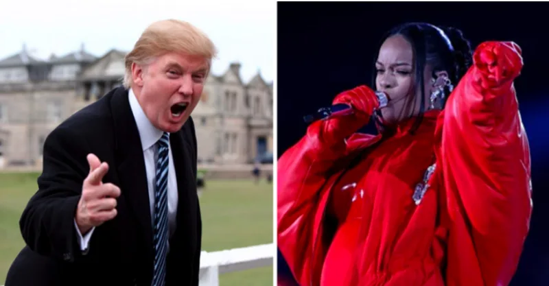 trump i rihanna