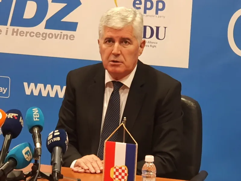 Čović i hrvatski ministar gospodarstva Davor Filipović