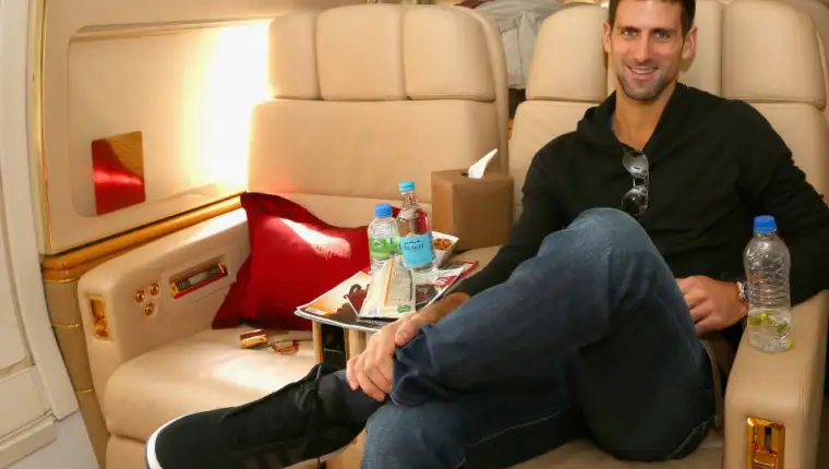 djokovic avion