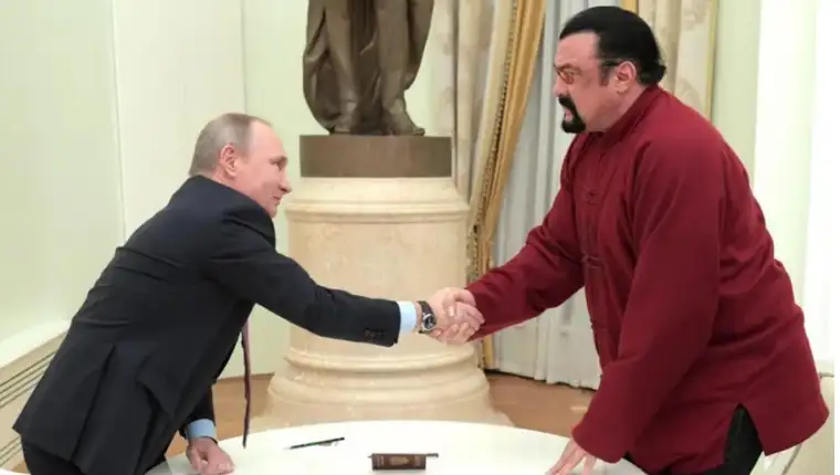 vladimir putin steven seagal