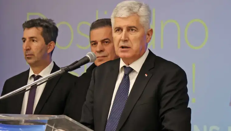 Dragan Čović po završetku narodnog sabora(HNS) BiH obratio se novinarima