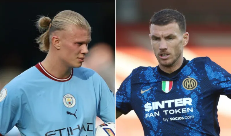 dzeko haaland 1