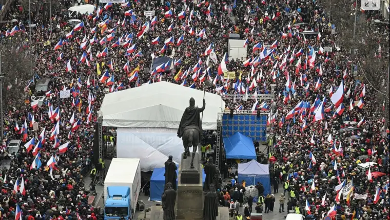 prag protesti