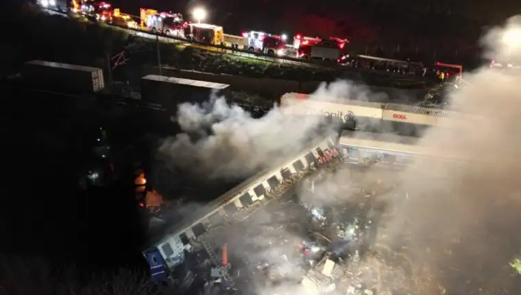 APTOPIX Greece Train Collision