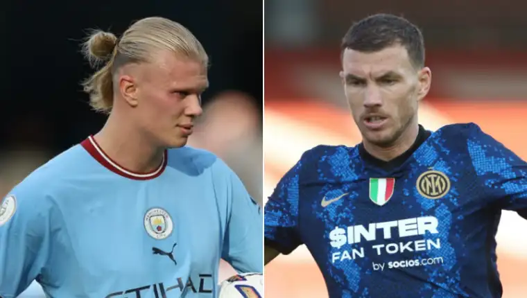 dzeko haaland 1