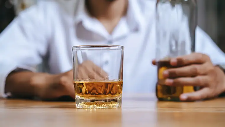 Alcoholism,Concept.,Young,Man,Drinking,Alcohol,Too,Much.