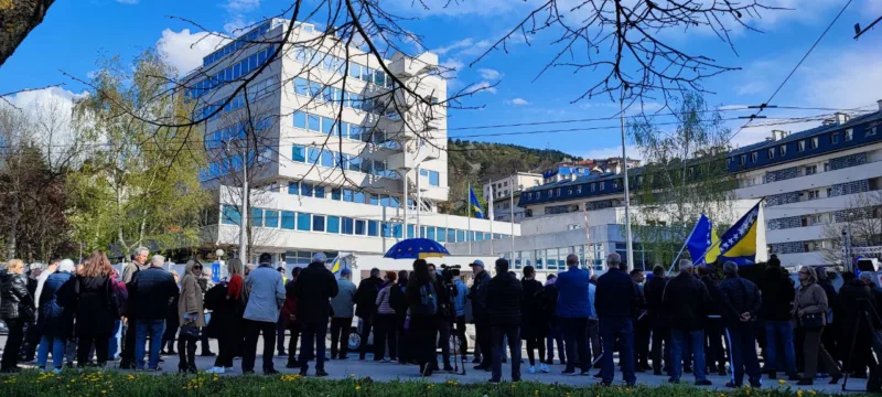 Počeli novi protesti ispred OHR-a u Sarajevu
