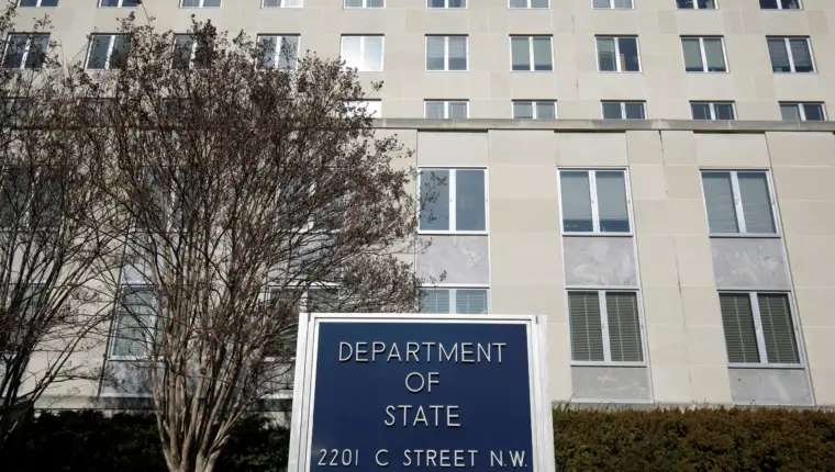 The State Department Building is pictured in Washington