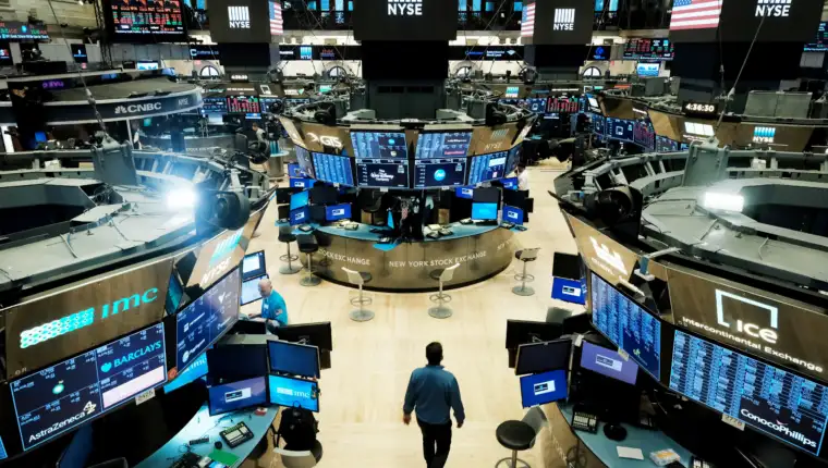 Image: NYSE Closes Trading Floor, Moves To Fully Electronic Trading Amid Coronavirus Pandemic