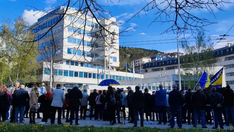 Počeli novi protesti ispred OHR-a u Sarajevu