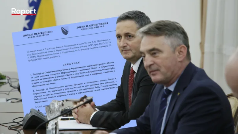 becirovic komsic predsjednistvo plin