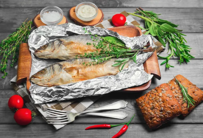 hrana u aluminijskoj foliji