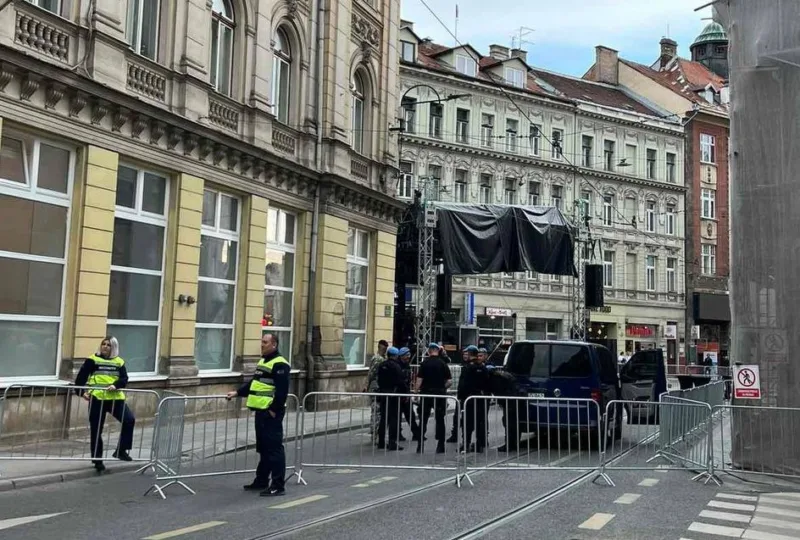 obustavljen saobracaja